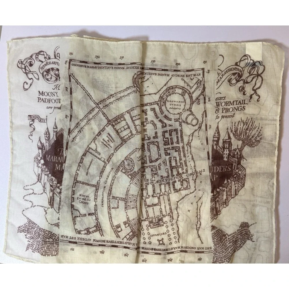 Marauders Map Mischief Makers Scarf, Wizarding Trunk, Harry Potter,‎ Hogwarts HP